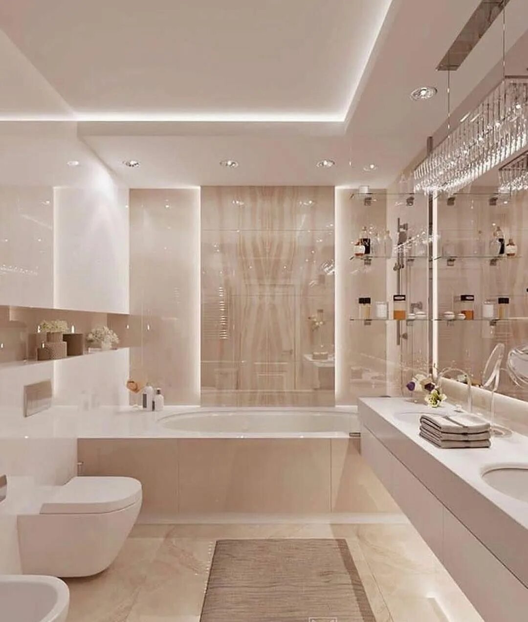 Красивые ванны дизайн фото Luxury Interiors on Instagram: "1, 2 or 3? Follow @onlyforluxury #homes #bedroom