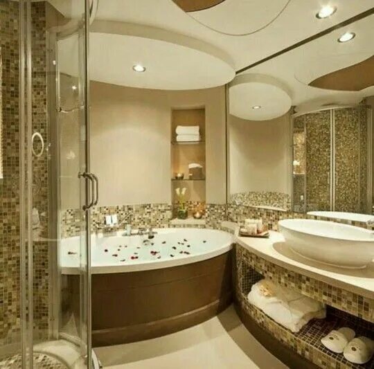 Красивые ванны дизайн фото Pin by Monika Christodoulou on B α τ h r o o m..α n d..S p α! Best bathroom desi
