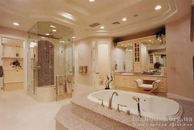 Красивые ванны в квартирах фото роскошная ванная комната - Recherche Google Large bathroom design, Luxury bathro