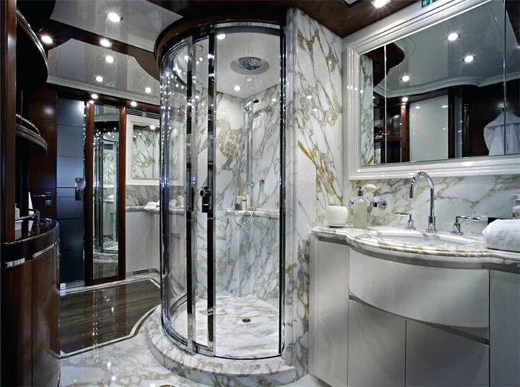 Красивые ванные комнаты с душевой кабиной фото 17 Must- See Small Bathroom Design Ideas Small luxury bathrooms, Luxury bathroom