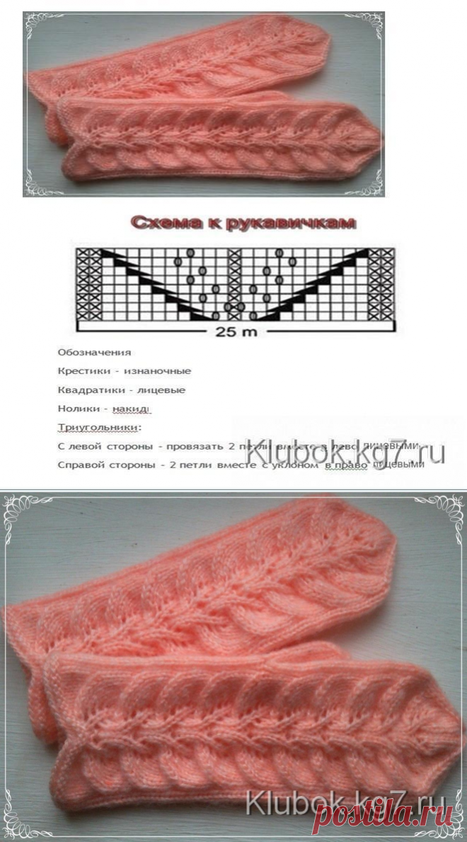 Красивые варежки спицами схемы описание Вяжем носки, варежки Варежки, Рукавичка, Выкройка варежек