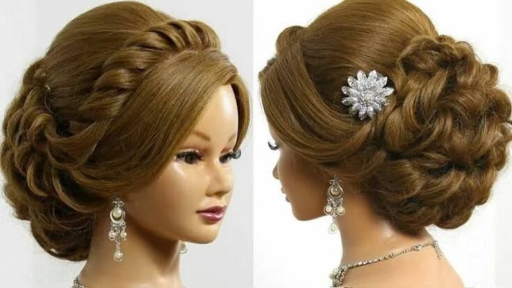 Красивые вечерние прическу на длинные Pin by Rosemerry on Hair Styles Hair tutorials for medium hair, Medium hair styl