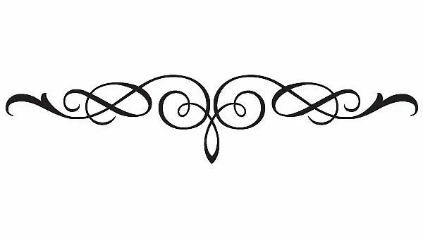 Красивые вензеля для оформления текста Decorative lines, Pinstriping designs, Page borders design