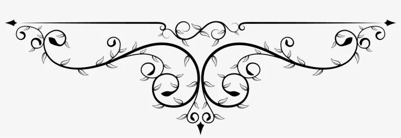Красивые вензеля для оформления текста Black & White Watercolor Floral Bouquets Clipart Dark Floral - Clipart Library -