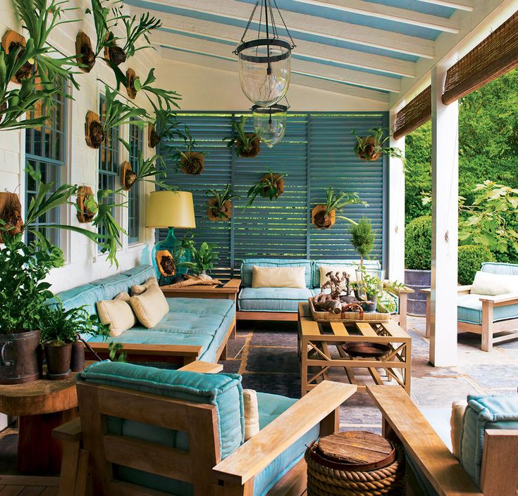 Красивые веранды в частных домах фото Die schönsten Deko-Trends für Balkon & Terrasse Outdoor living rooms, Outdoor li
