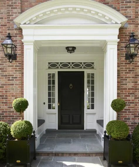 Красивые входные группы в частный дом фото 282 Best New York Homes images House styles, House design, House
