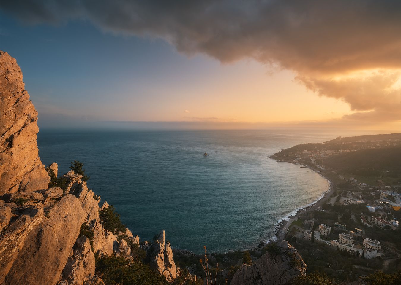 Красивые виды крыма фото Голубой залив. Фотограф Агеев Алексей