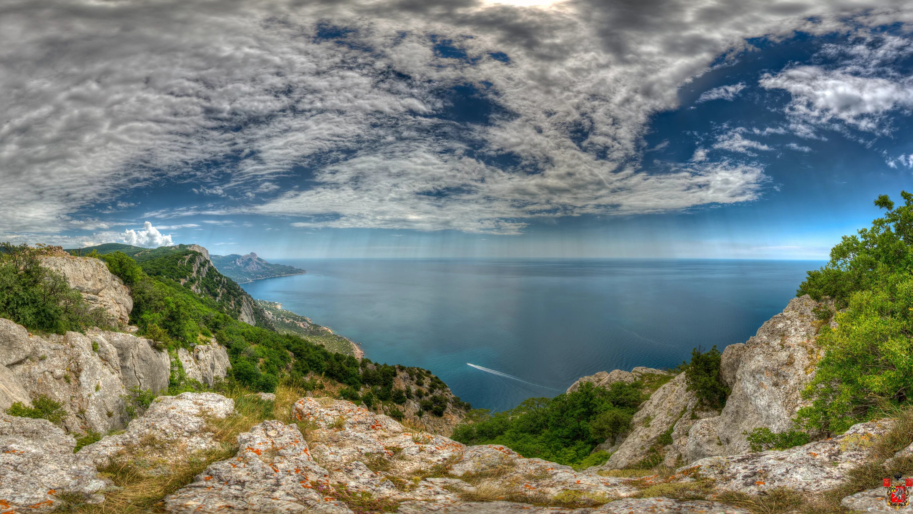 Красивые виды крыма фото Пешком на Птичью скалу Куш-Кая. Крым - Телеканал "Моя Планета"