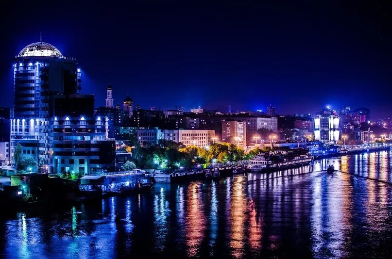 Красивые виды ростова на дону фото Город ночью особенно прекрасен 2023 Наше городское ВКонтакте