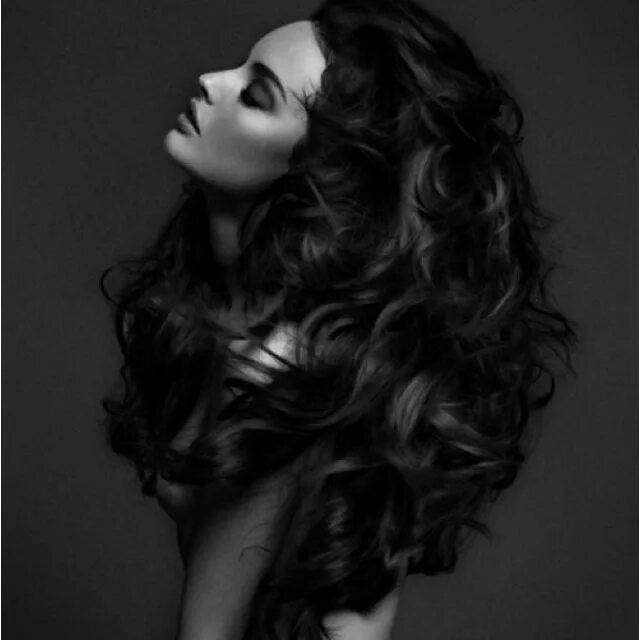 Красивые волосы черно белое фото Pin on my ♡ for beauty & fashion