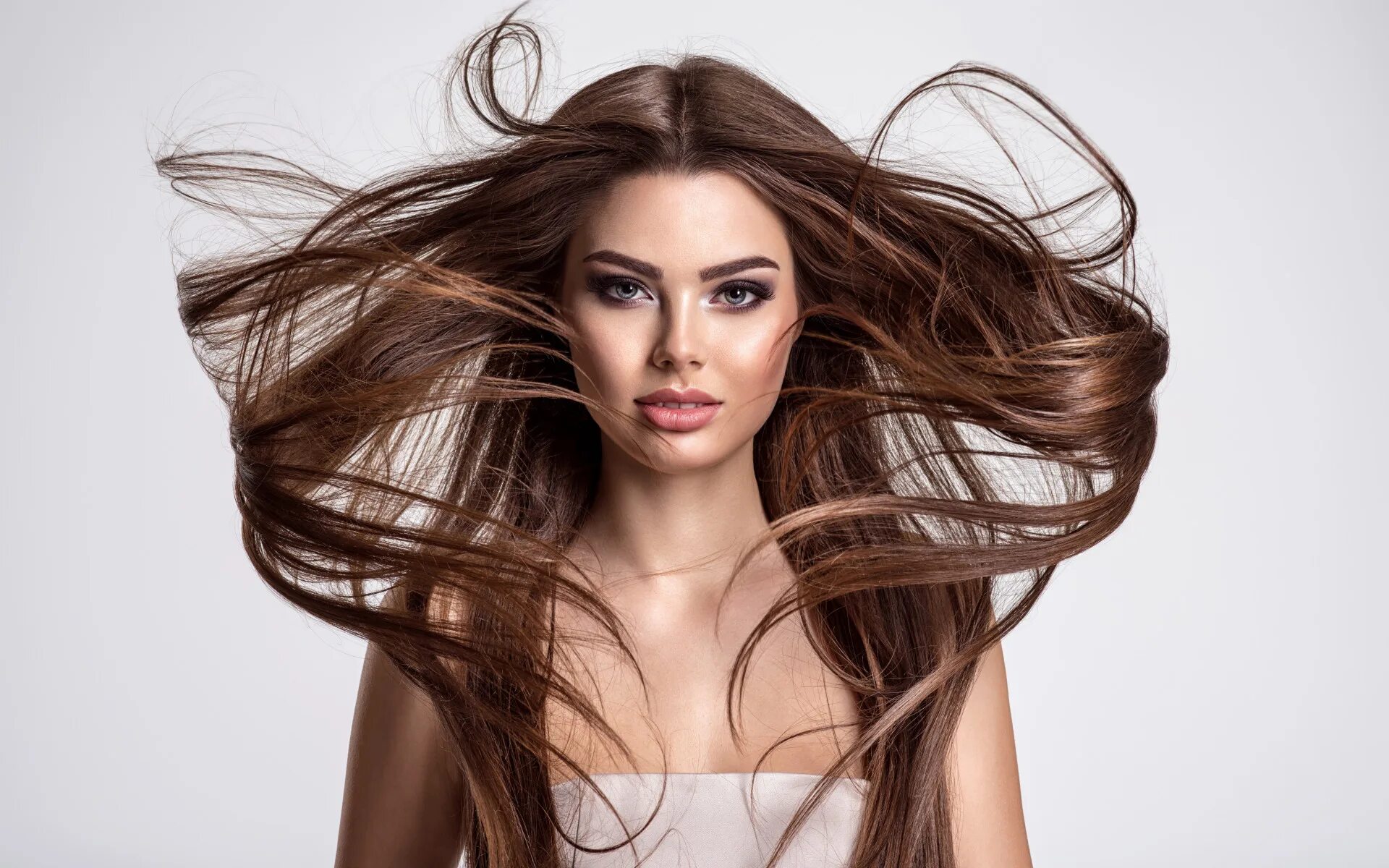 Красивые волосы фото Download wallpaper girl, hair, portrait, makeup, girl, woman, hair, clean, secti