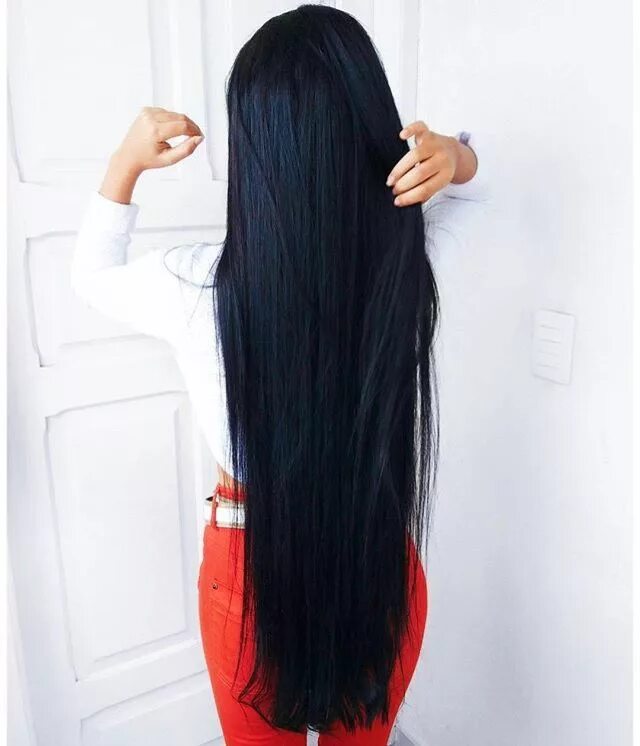 Красивые волосы фото без лица LunasAngel ♡ Long hair styles, Long dark hair, Really long hair