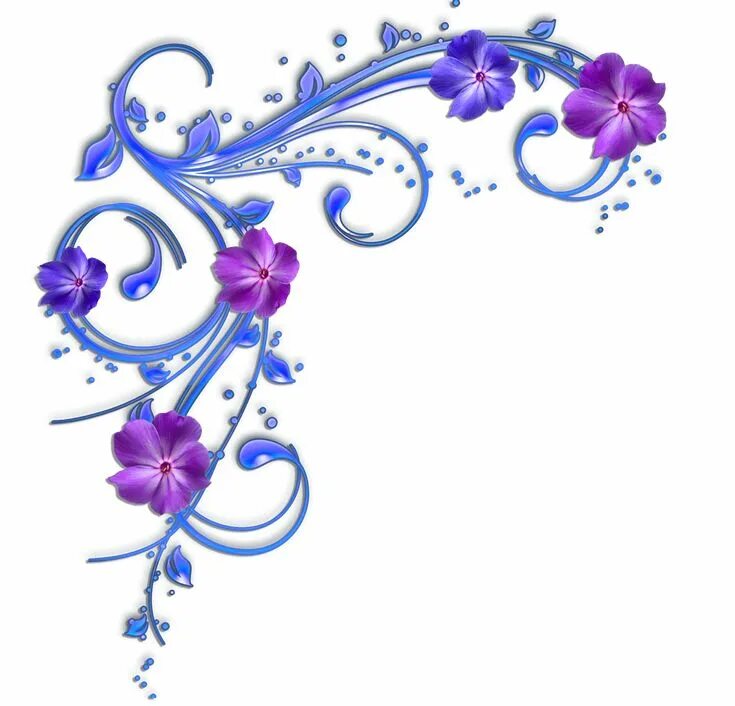 Красивые вставки в текст оформление Flower border, Free clip art, Flourish design