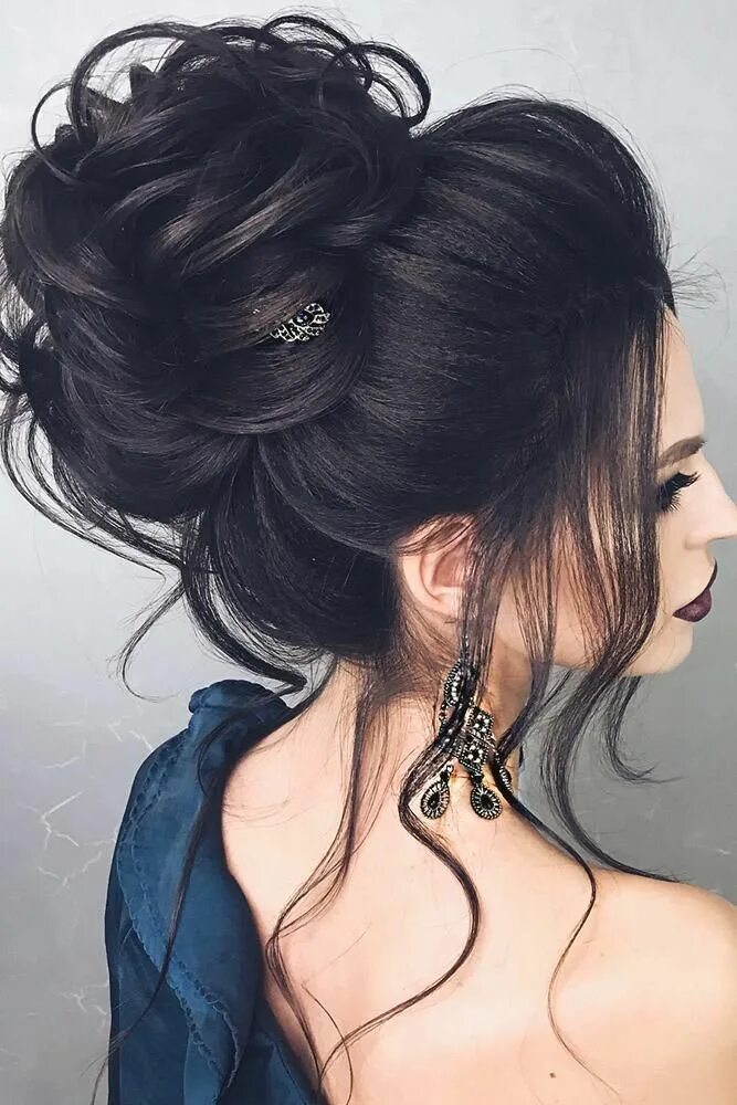 Красивые высокие прически на средние 36 Trendy Swept-Back Wedding Hairstyles ❤ swept back wedding hairstyles vol. - H