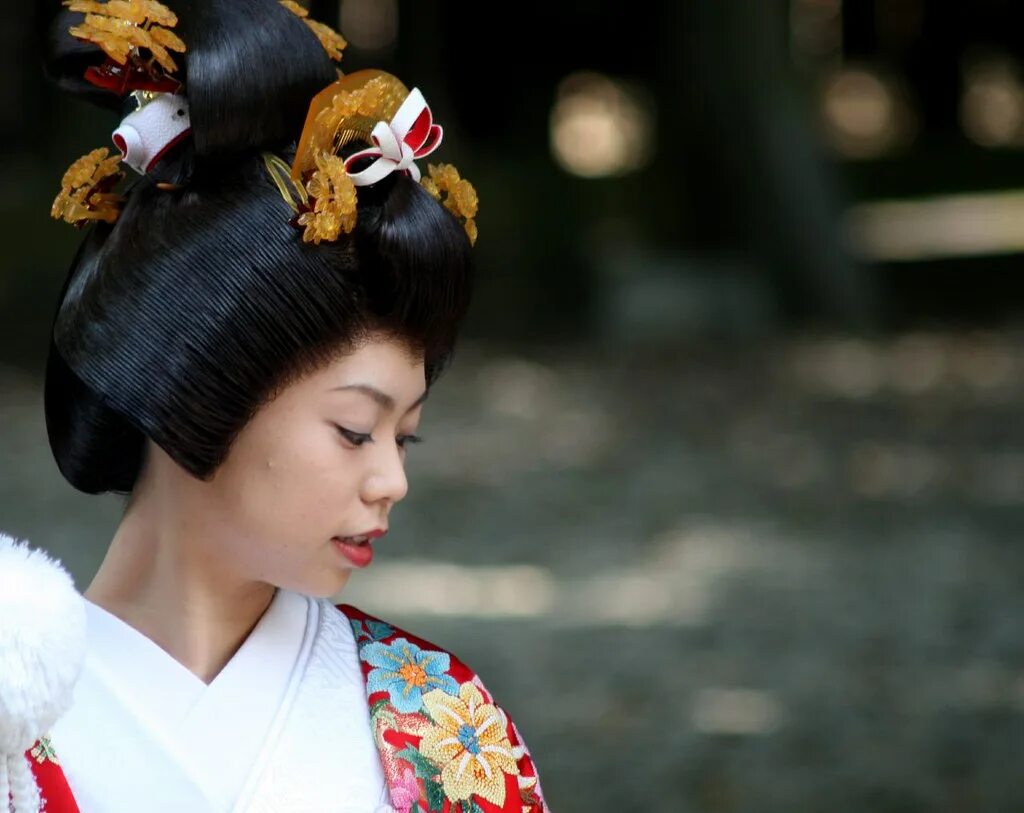 Красивые японские прически Traditional Japanese Bride - Tokyo Douglas Martell Flickr