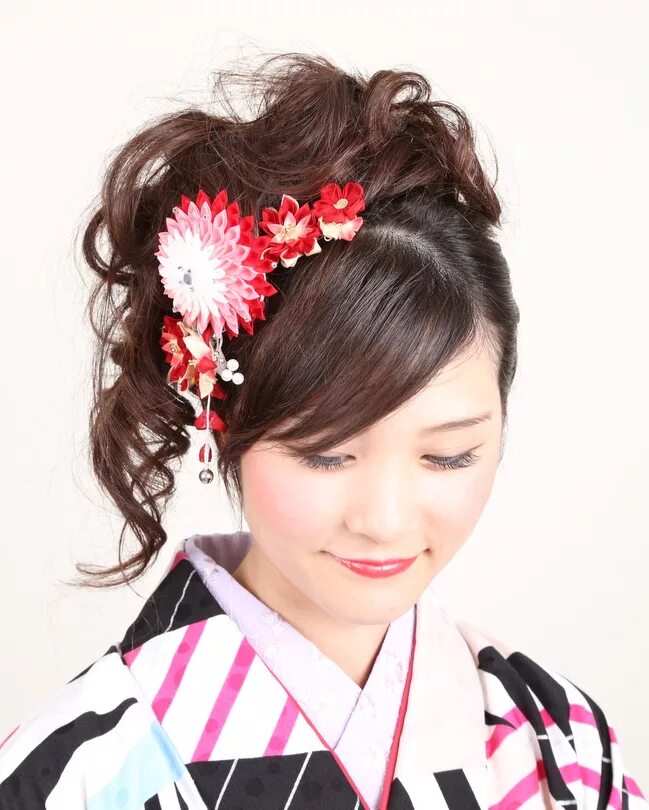 Красивые японские прически Pure Nihongami!! Kyoto Kimono Rental Wargo