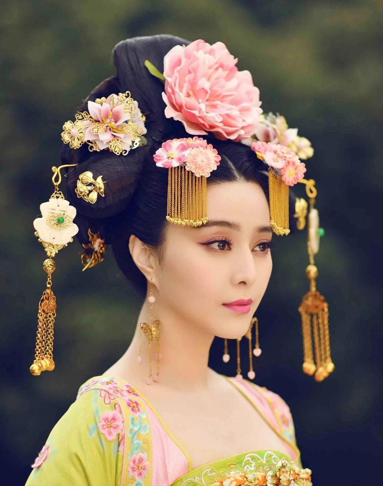 Красивые японские прически Chinese flower headdress Asian beauty, The empress of china, Chinese beauty