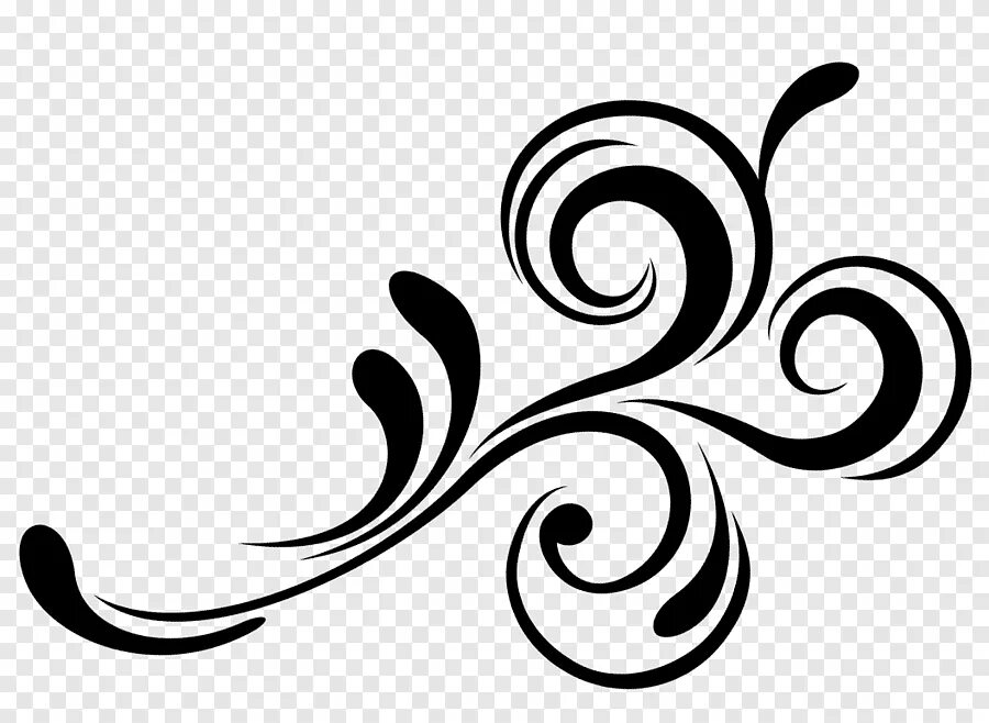 Красивые загогулины для оформления Rysowanie grafik Ornament, завитки, arabeska, sztuka png PNGEgg