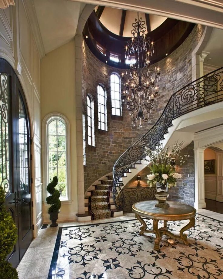 Красивые загородные дома фото внутри и снаружи Enchanted Castle house design, Luxury staircase, Castle home