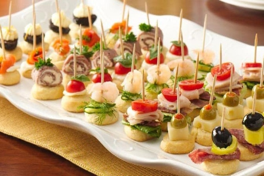 Красивые закуски на праздничный стол фото Pin en Appetizers