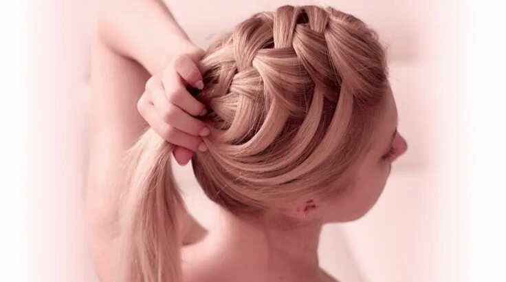 Красивые заплетенные прически видео Пин от пользователя Lilia на доске Tresses Укладка длинных волос, Волосы длиной 