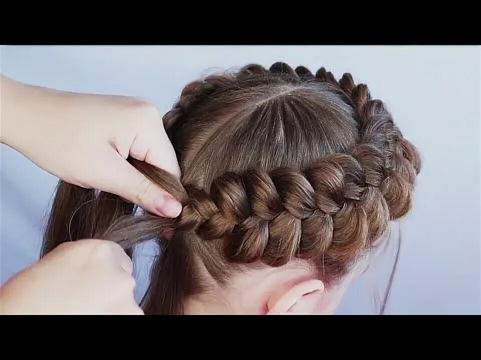 Красивые заплетенные прически видео Красивая #прическа для школы / корзинка / #прически на длинные волосы Прически, 