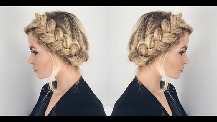 Красивые заплетенные прически видео TUTORIAL Halo Braid Tutorial Halo braid tutorials, Braided hairstyles easy, Cool