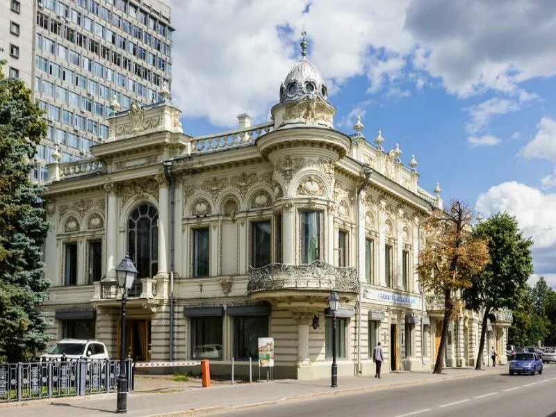 Красивые здания в казани фото Дом Ушковой в Казани