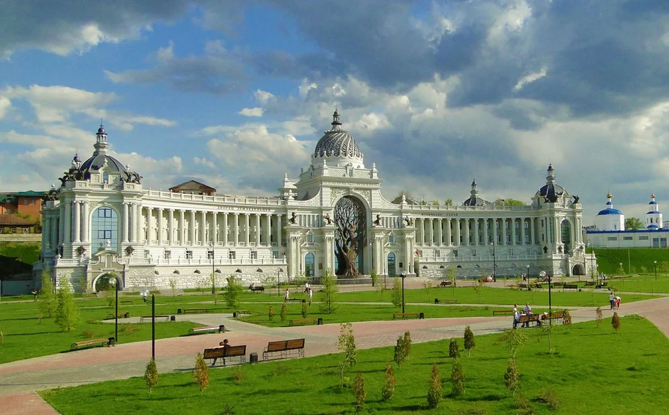 Красивые здания в казани фото Ministry of Agriculture in Kazan, Russia. Completed in 2010. Architecture, Beaut