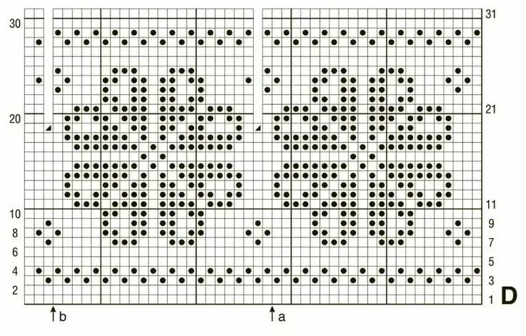 Красивые жаккардовые узоры спицами со схемами Pin by Nuray inal on crochet and knit Cross stitch, Napkin design, Pattern