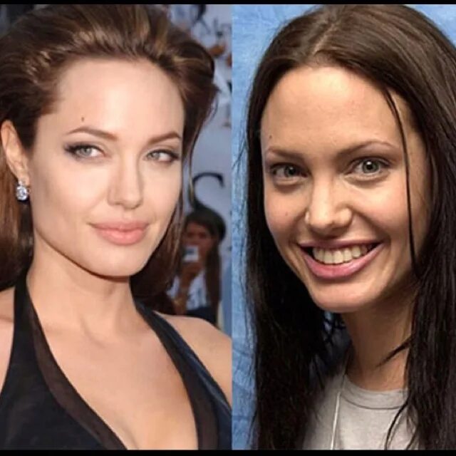 Красивые женщины мира без макияжа What do you think which picture of Angelina Jolie is better???? Celebs without m