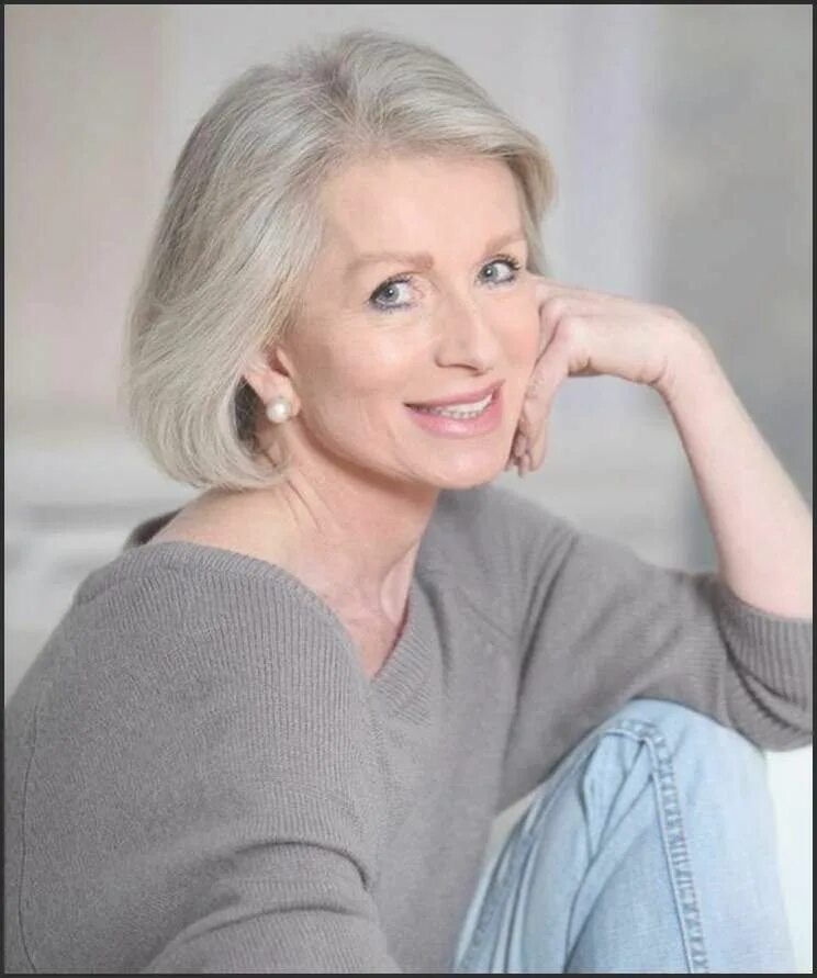 Красивые женщины после 50 фото Wirklich moderne Frisuren für ältere Damen Hair styles for women over 50, Older 