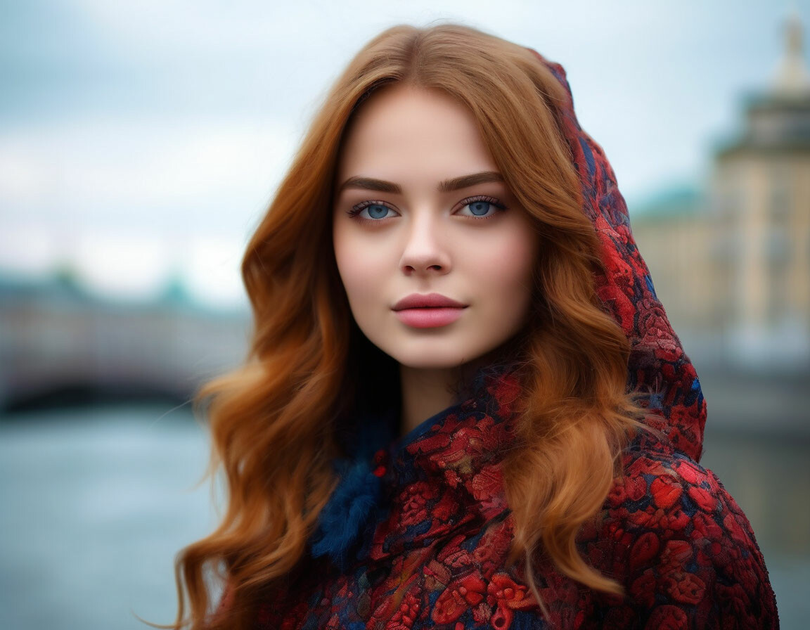Красивые женщины россии фото "Beautiful woman, Russia, Russian ." - image created in Shedevrum
