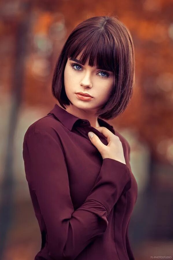 Красивые женщины с каре фото Pin on Coiffure