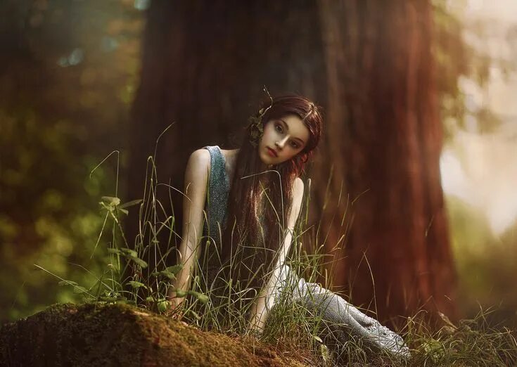 Красивые женщины в лесу фото Photographer/Stylist/Makeup: Agnieszka Lorek - A.M.Lorek Photography Model: Dess
