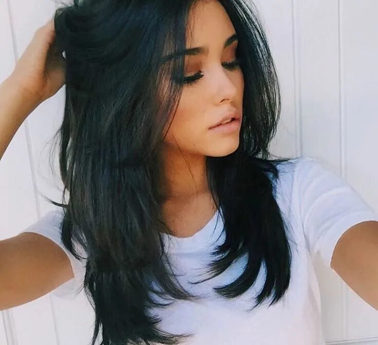 Красивые женские стрижки длинные Instagram photo by Cabelos Pretos * Sep 16, 2015 at 4:57pm UTC Medium hair style