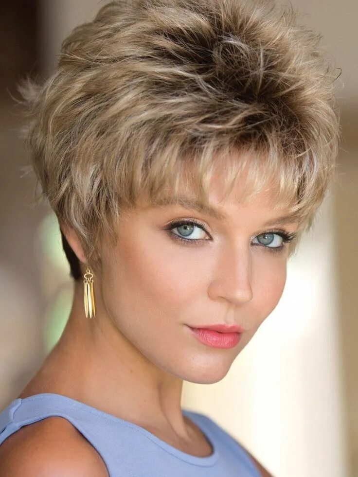 Красивые женские стрижки на короткие волосы Drew Synthetic Wig Short wigs, Thick hair styles, Hairstyles for thin hair