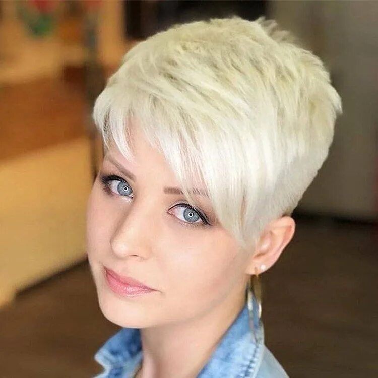 Красивые женские стрижки на короткие волосы #613 блонд Пикси короткий Боб искусственная кожа головы выровненная кутикула Нео