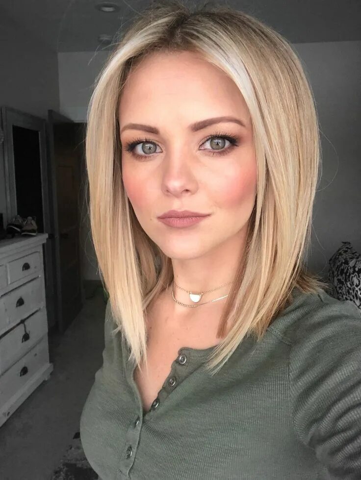 Красивые женские стрижки на средние волосы 2024 Great makeup and hair. Shoulder length hair cuts, Medium hair styles, Hairstyles