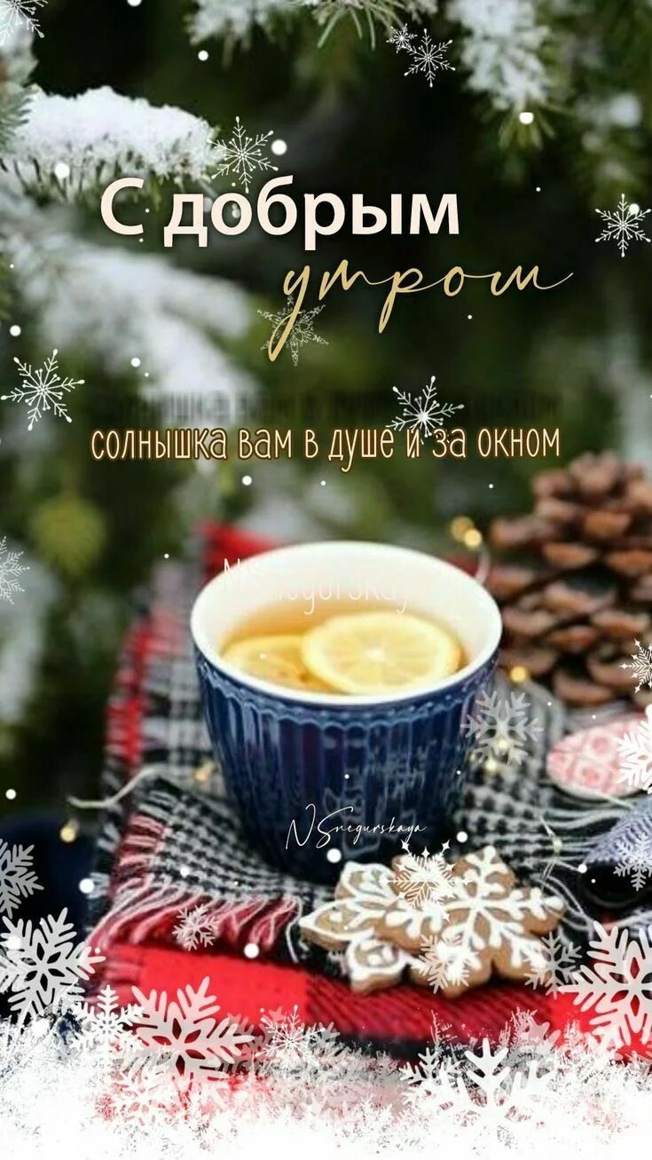 Красивые зимние картинки хороший день Pin by Александра on открытки in 2023 Good morning wishes friends, Good morning 