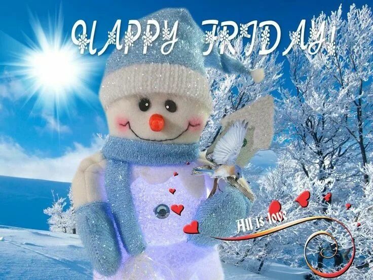 Красивые зимние картинки хороший день Happy Friday quotes quote friday happy friday days of the week happy friday quot
