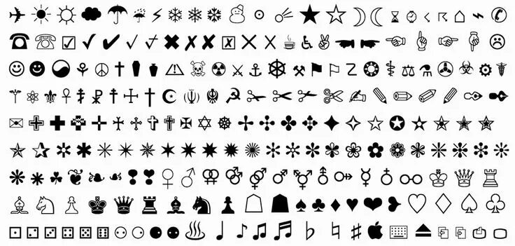 Красивые знаки для оформления Emoji Pictures Copy and Paste Elegant Copy Paste Character