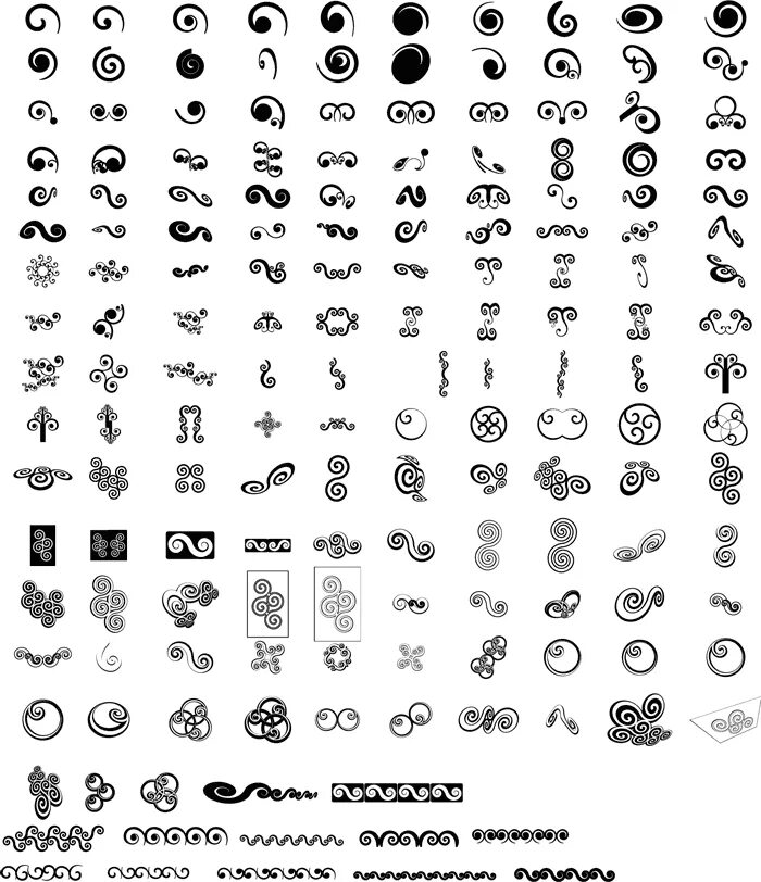 Красивые знаки для оформления ников Pin by AbbyLayne Studios on Paper, Hand Drawn, Patterns Swirls, How to draw hand