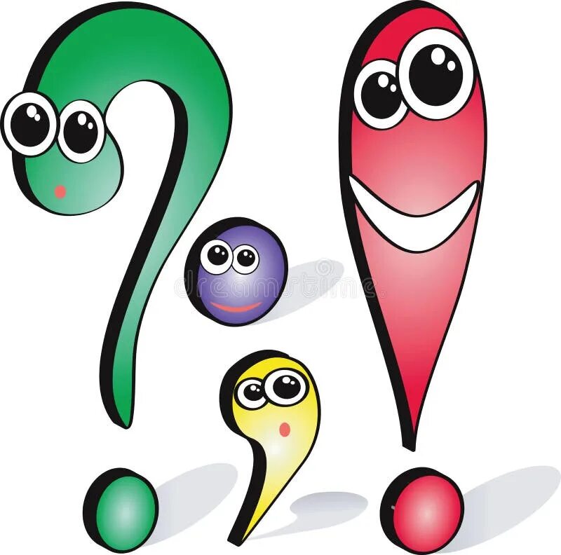 Красивые знаки препинания для оформления текста Question,exclamation,comma,point. Stock Vector - Illustration of font, letter: 1