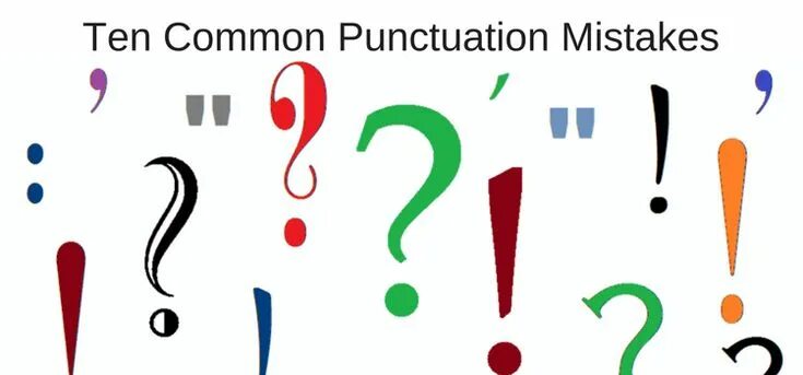 Красивые знаки препинания для оформления текста Ten Common Punctuation Mistakes You Need to Avoid Punctuation, Article writing, 
