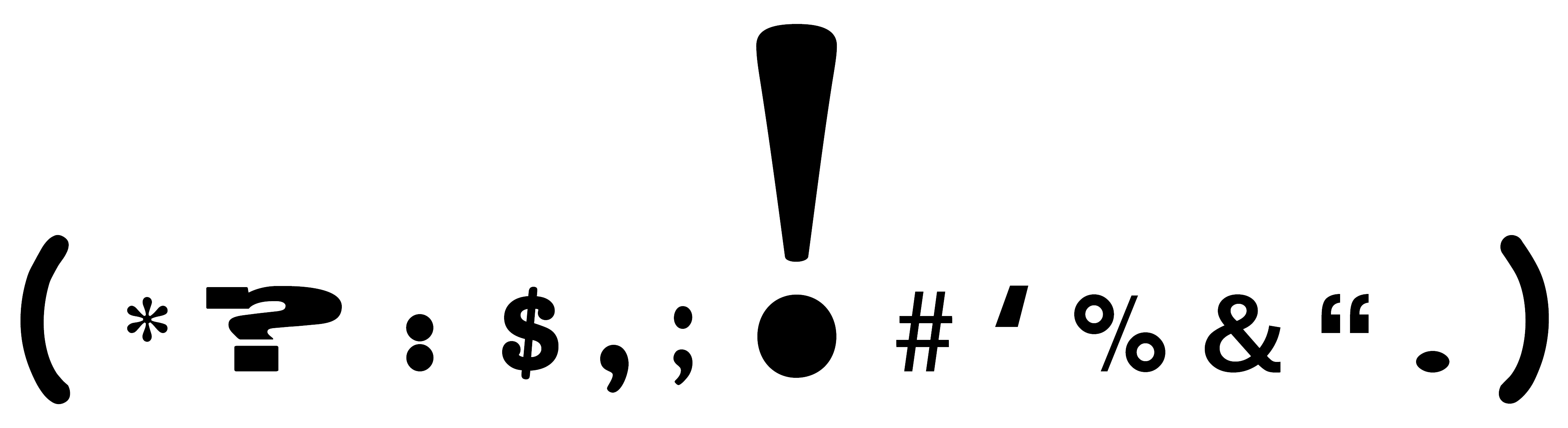 Красивые знаки препинания для оформления текста PNG Punctuation, Punctuation Character (179.84 Kb) Free PNG HDPng