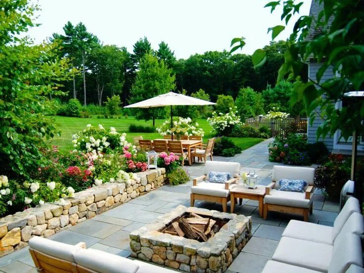 Красивые зоны на даче фото Pin by decor.cloud on ПАТИО / БАРБЕКЮ / ДВОР / PATIO / BBQ / BACKYARDS Fire pit 