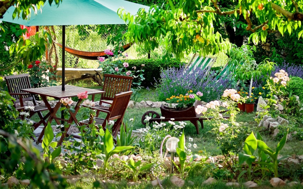 Красивые зоны на даче фото Советы по созданию уютного уголка на даче Backyard landscaping, Patio garden, Mo