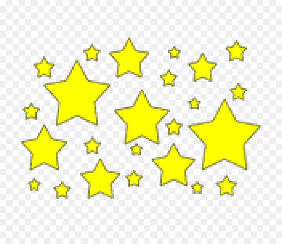 Красивые звездочки для оформления Stars - Cluster of Shining Yellow Stars - CleanPNG / KissPNG