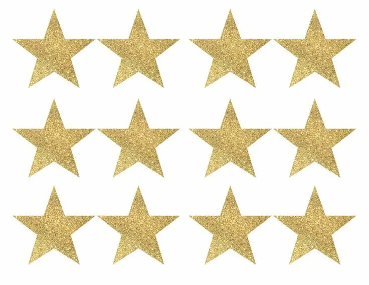 Красивые звездочки для оформления Gold Star Banner Christmas Garland Printable - Paper Trail Design Star banner, C